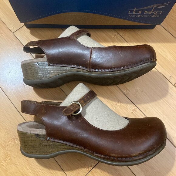 Dansko Maureen Clog - Brown W's 40 Excellent Condition - Picture 5 of 11